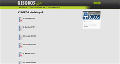 Desktop Screenshot of kisokos.eu